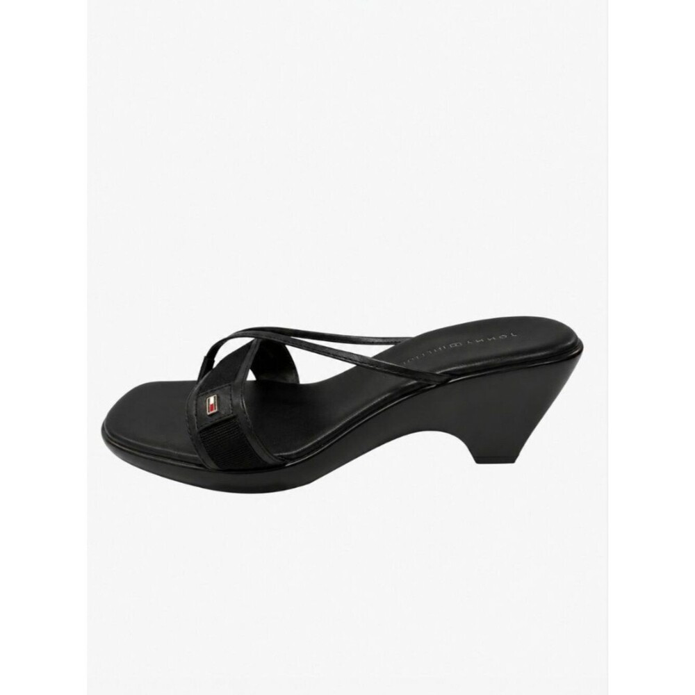 Tommy Hilfiger Martina Women's Black Strappy Heeled Sandals – Size 9.5M